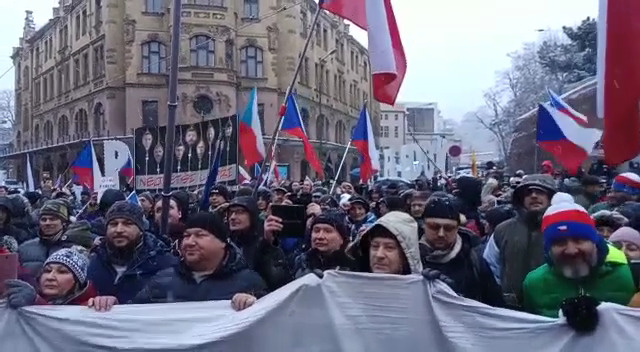 Demonstrace proti vládě a P. Pavlovi